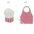 thumbnail image 2 of Chef Hat & Apron Baking Party Kit for 12, Apparel Accessories, Birthday, 24 Pieces, 2 of 3