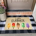 thumbnail image 5 of Summer Door Mat,Colorful Watermelon Ice Cream Indoor Outdoor Non-Slip Hello Summer Doormat,Entryway Front Porch Summer Welcome Door Mats for Entrance Decor 30" x 17", 5 of 6