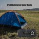 thumbnail image 3 of AM/FM Emergency Radio with Solar and Hand Crank, SOS Alarm, 4 Modes Flashlight (Green), 3 of 5