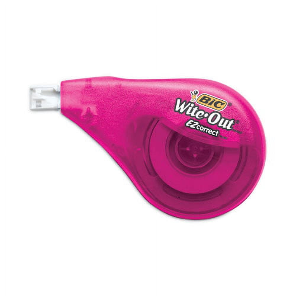 Wite-Out Ez Correct Correction Tape, Non-Refillable, 1/6" X 400", 4/pack | Bundle of 2 Packs
