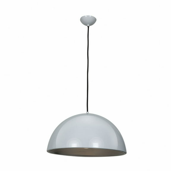 Access Lighting Astro Pendant - Glossy White - 23767-GWH/SILV