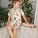 thumbnail image 4 of Balery Chicken Family Conjunto de Pijama Infantil de Manga Corta con Estampado – Ropa de Dormir de Algodón Suave-XX-Large, 4 of 6