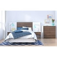 thumbnail image 1 of Celebri-T 6 Piece Twin Size Bedroom Set White and Walnut, 1 of 11