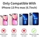 thumbnail image 5 of Entronix Funda Resistente para iPhone 13 Pro Max, Triple Capa, Resistente a Golpes y Anticaídas, Color Morado, 5 of 5