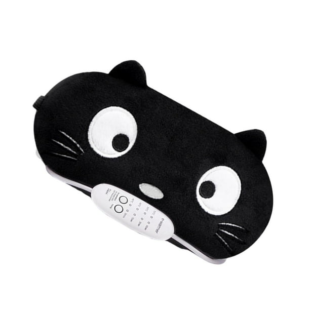 Máscara para dormir adultos Yinane con correa elástica 4 luces bloqueo temperatura USB