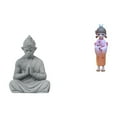 thumbnail image 1 of Figura De Mono Buda, Escultura De Sun Wukong, Resina, Muñeca Geisha Asiática Kabuki, Kimono Japonés, Miniatura Coleccionable Para Patio De Hotel Y Dormitorio., 1 of 8