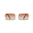 thumbnail image 3 of Sonducket Gafas de sol con lentes cuadradas Dido para acampar al aire libre Senderismo Viajar Gafas de sol sin marco con protección Gris Lentes tres, 3 of 8
