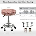 thumbnail image 6 of ZIATUBLE Sloth Strawberry Bar Stool Cover Slipcovers Non Slip Chairs Decorative Cover 12-14 Inch Wear Resistant Round Stool Dust Covers 2 Pieces Universal Padded Bar Stool Covers Round, 6 of 6