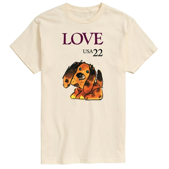 USPS - Love Puppy - Men's Short Sleeve Graphic T-Shirt
