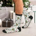 thumbnail image 7 of KLL Frog and Forest Plants Print Cool Socks Men's Women's Crew Socks Funny Crazy Novelty Stockings, 7 of 7