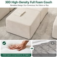 thumbnail image 5 of BEHOST 10-Piece Oversized Modular Sectional Sofa Set, 160" Mega U-Shaped Cloud Couch with Ottomans, Luxury Chenille Fabric Theater Seating, Extra Deep Seat Living Room Furniture, Chenille Beige, 5 of 7