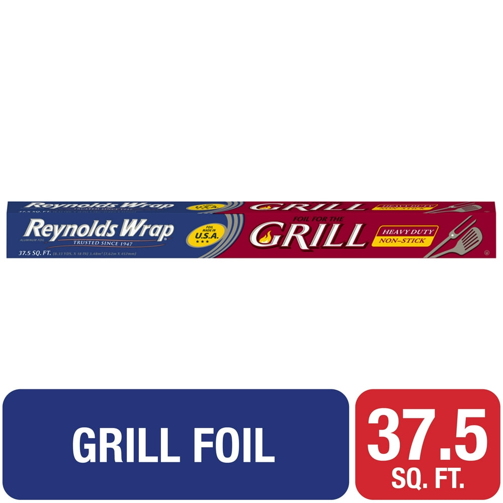 Reynolds Wrap Grill Foil, Heavy Duty NonStick, 37.5 Square Feet
