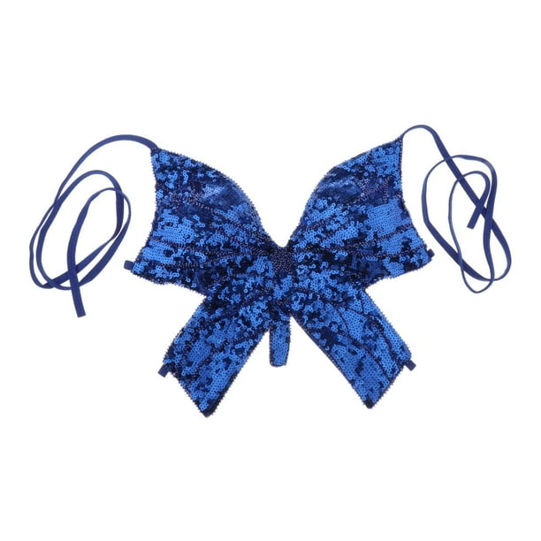 Traje de danza del vientre para mujer, top de lentejuelas con mariposas, sujetador para fiestas, festivales y clubes. Talla única