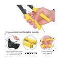 thumbnail image 2 of Pince à Rivets Insertion de Fil Outils à Main Outils de Voiture DIY, 1 * Tondeuse à Rivets, Jaune & Noir, 2 of 6