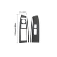 thumbnail image 3 of Real Bright Soft Car Interior Carbon Fiber Sticker DecorationFor Honda Accord Sedan Carbon Fiber Interior Front Window Control CoverAuto Car Protection Interior Accessories, 3 of 8