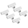 thumbnail image 1 of Uxcell 6Pcs Conector de Tubo en T para Conductos, Accesorios de Tubos de Vinilo de 20mm, Conectores de 3 Vías, 1 of 7