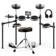 Donner Electric Drum Set for Kids Beginner Christmas Birthday Gift, 150+ Sounds, Quiet Mesh Pad, DED-70 New