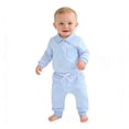 thumbnail image 7 of BLVB Toddler Baby Boy Girl Clothes 2PCS Fall Winter Newborn Infant Outfit Long Sleeve Lapel Pullover Pants Sweatsuit Clothing Set 0-3T, 7 of 7