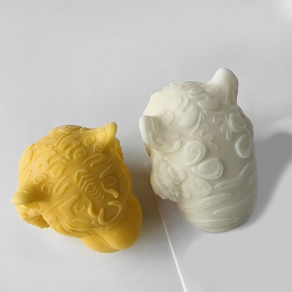 Silicone Mold 3D Head Gypsum Resin Castings Cake Baking for Fondant Chocolate Decorating Tool Head Silicone Gypsum Mold Epoxy Castings Soap Chocolate Cake Baking Tool Table Home Decorations