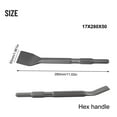 thumbnail image 3 of 1Pc Chisel Bits Square/Round Handle Shank for Electric Hammer 45# Carbon Steel, 3 of 9