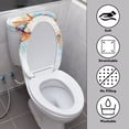 thumbnail image 3 of SEANATIVE Beach Starfish Toilet Seat Covers for Bathroom Set of 2 Toilet Tank Lid Blue Toilet Lid Protector Cover Polyester Soft Easy Installtion Bathroom Decoration, 3 of 7