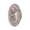 thumbnail image 2 of B&P Lamp® 5 1/2" Dia., Die Cast Brass Back Plate, Nickel Finish, 2 of 2