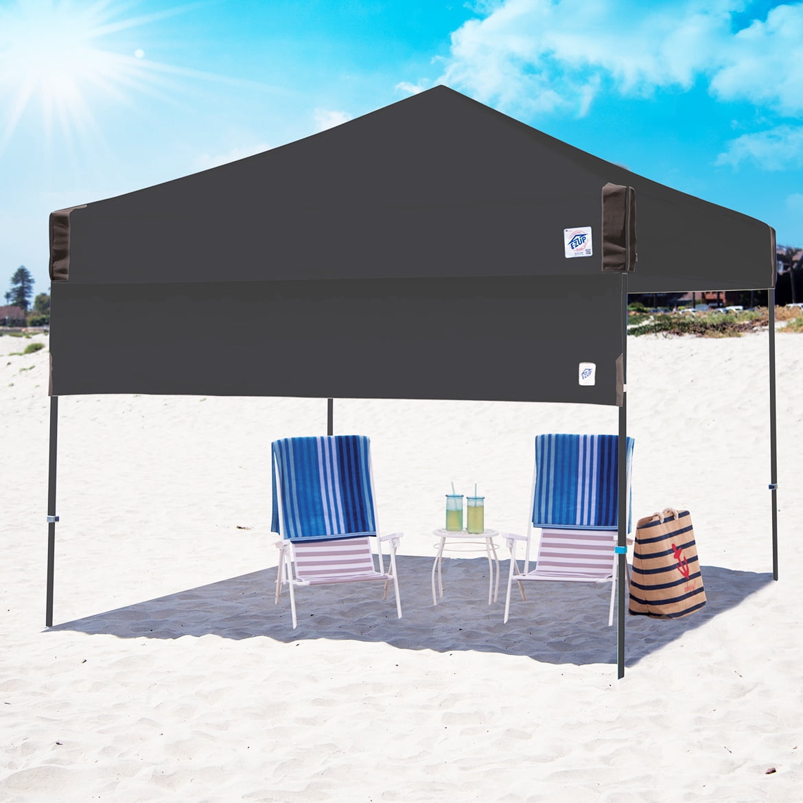 E-Z UP® Recreational Half Walls – Straight, 10'