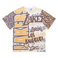 thumbnail image 2 of Men's Mitchell & Ness  White Los Angeles Lakers Jumbotron 2.0 Sublimated T-Shirt, 2 of 4