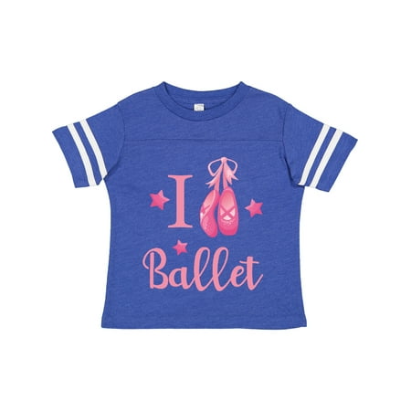 

Inktastic I Love Ballet Gift Toddler Toddler Girl T-Shirt