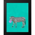 thumbnail image 2 of Phillip, Jamie 19x24 Black Modern Framed Museum Art Print Titled - Zebra Bubble, 2 of 5