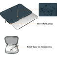 thumbnail image 2 of Mosiso Laptop Sleeve for MacBook Air Pro 13 inch M3 M2 M1 Lenovo Dell HP Asus Acer, Protective Neoprene Notebook Bag with Small Case, Haze Blue, 2 of 6