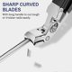 thumbnail image 2 of Nail Scissors for Elderly, Ergonomic Foot Nail Scissors, Stainless Steel, Precision Cutting Edges, 2 of 5