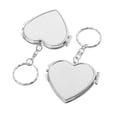 thumbnail image 3 of 2x Folding Mirror Keychain Key Portable Compact Pocket Mirror Cosmetic, 3 of 7