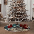 thumbnail image 4 of Sikiie Blue Ocean Waves Christmas Tree Skirt, Christmas Tree Decorations, Christmas Decor, Tree Mat Decoration(30-48IN)-36", 4 of 6