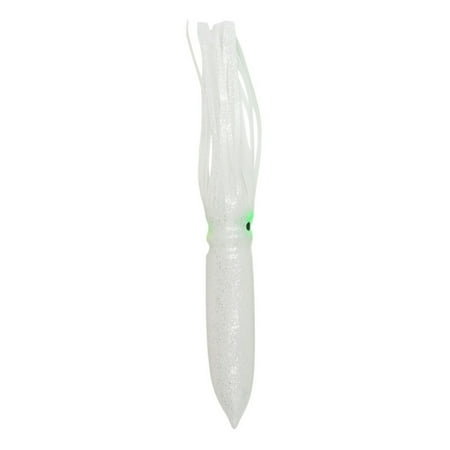 RONSHIN Glow Octopus Skirt Soft Fishing Bait Trolling Fishing Lures Luminous Octopus Squid Skirts Fishing Lures Fishing Accessories Saltwater Fishing Tackle 11.8in / 55g