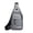 Gray-4, variant on GOFLIC Crossbody Chest Pack for Men Women – Multi-Pocket Travel Sling with Adjustable Strap – Durable Fabric Lightweight Shoulder Bag for Work, Hiking, Walking – Casual Daypack