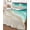 Turquoise, variant on Quilts Queen Size Bedding Set, Turquoise Ombre Oceans Reversible Summer Quilt 3 Pieces, Watercolor Summer Coastal Beach Waves Lightweight Bedspreads Coverlets with 2 Pillow Shams for All Seasons