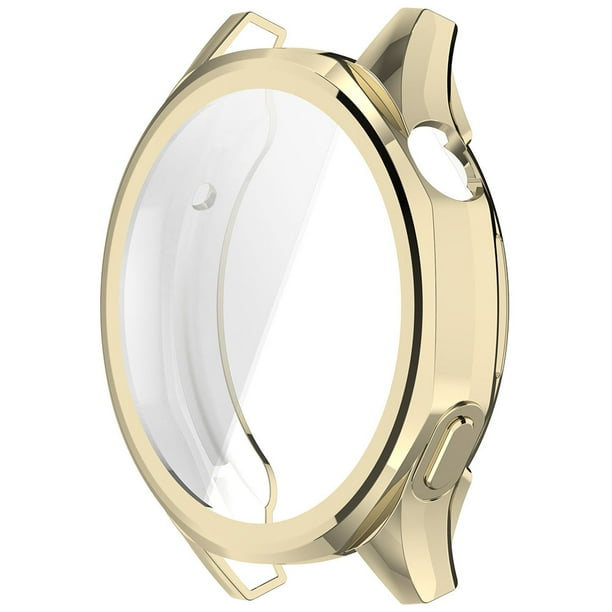 Funda Protectora Pantalla Carcasa Parachoques TPU para Huawei Watch GT5 Mm (oro Claro)