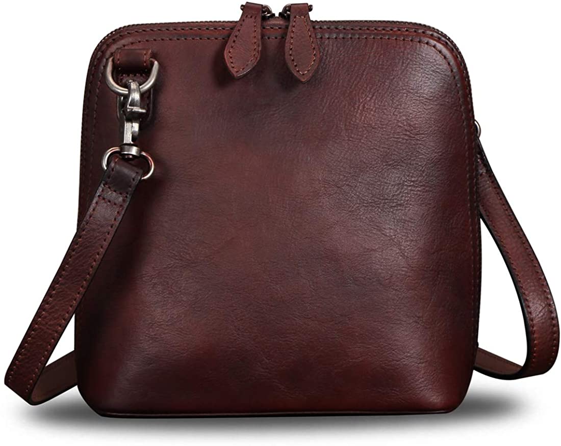 Leather Women Handbags Female Leisure Shoulder Bags Fashion Purses Vintage  Large Capacity Tote bag,Wine Red - Walmart.com
