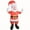 Yellow Circle, variant on 1pc Christmas Inflatable Clothing New Cute Santa Claus Inflatable Clothing Holiday Costume