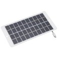 thumbnail image 2 of Panel solar de 10W 5V Tipo C Salida Panel de carga solar portátil para monitoreo de seguridad de carga de teléfono, 2 of 10