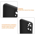 thumbnail image 3 of Funda para teléfono de 6.3"x3"x0.39" para teléfonos celulares, cubierta protectora de cuerpo completo de TPU de silicona para hombres y mujeres, negra, 3 of 6