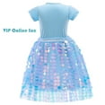 thumbnail image 3 of Girl Princess Costume Snow Party Dress Halloween Cosplay Dress up, 3 of 7