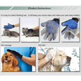 thumbnail image 5 of Guantes de aseo para mascotas Cepillos para gatos Guantes para una caída suave - Manoplas eficientes para quitar el pelo de mascotas - Guantes para lavar perros para perros de pelo largo y corto y C, 5 of 5