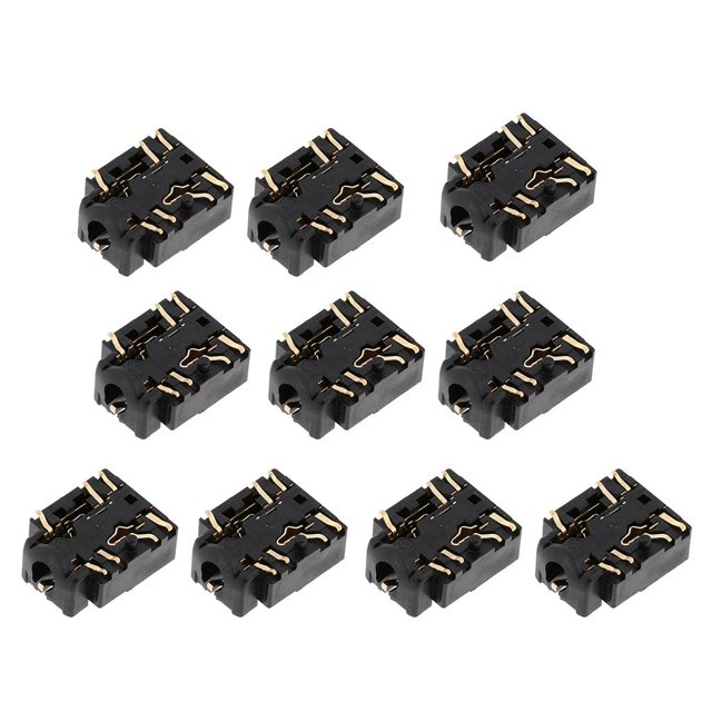 Para Controladores Puerto de sonido Para Auriculares De Auriculares De 3,5 Mm 10Pack