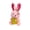 Pink, variant on Easter Plush Bunny Keychain,Bunny Keychain, Plush Bunny Holding Easter Eggs, Easter Party Gift, Bag Charm, Easter Basket Stuffers, Easter Decor, with Easter Eggs, Pink.