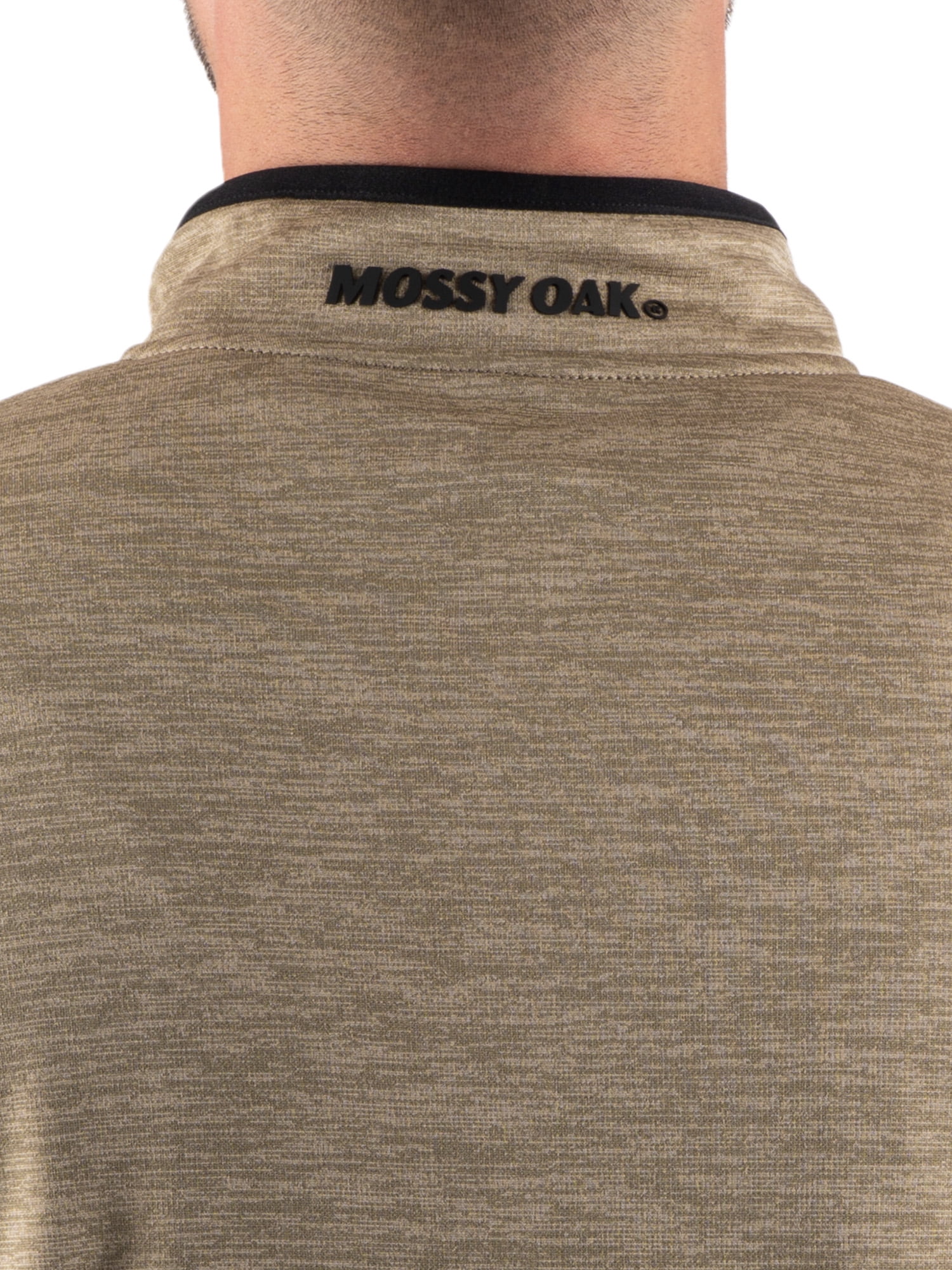 Mossy Oak Men's Fleece Quarter Zip Pullover Sweatshirt, Sizes S-2XL