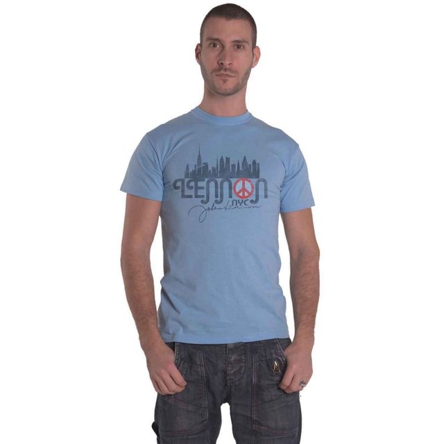 John Lennon T-Shirt en Coton Skyline pour Adulte NYC