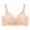 Khaki, variant on Herrnalise Women's Breathable Solid Color Elegant Full Cover Cup Bra, Comfortable Wide Shoulder Strap Bra, Women's Lingerie & Underwear
