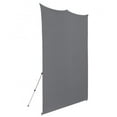 thumbnail image 4 of Westcott 8x8' X-Drop Pro Wrinkle-Resistant Backdrop Kit with Stand, Neutral Gray, 4 of 10